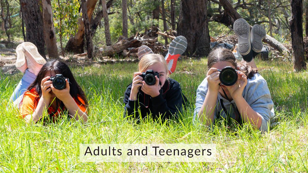Discover Photography | Three treenagers with cameras