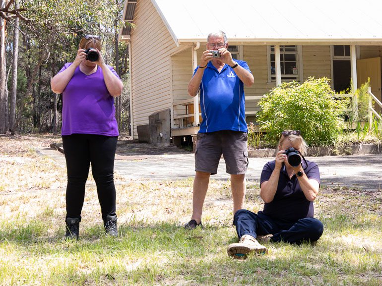Discover Photography | 3 beginner photographers in a class